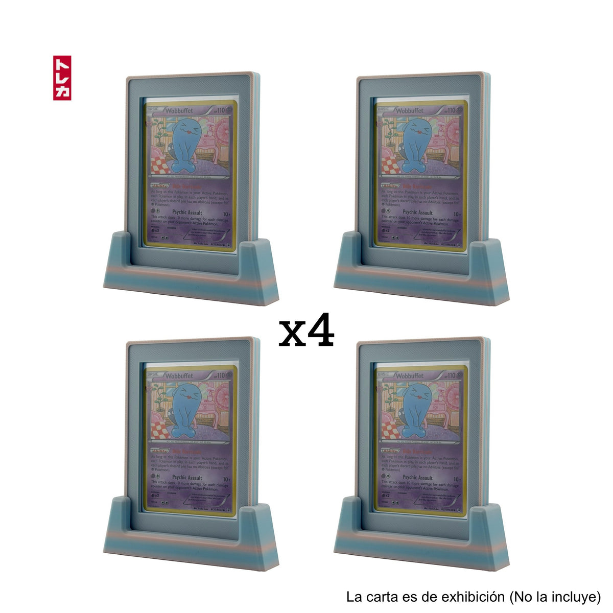 x4 Toploader Guards + x4 Stands