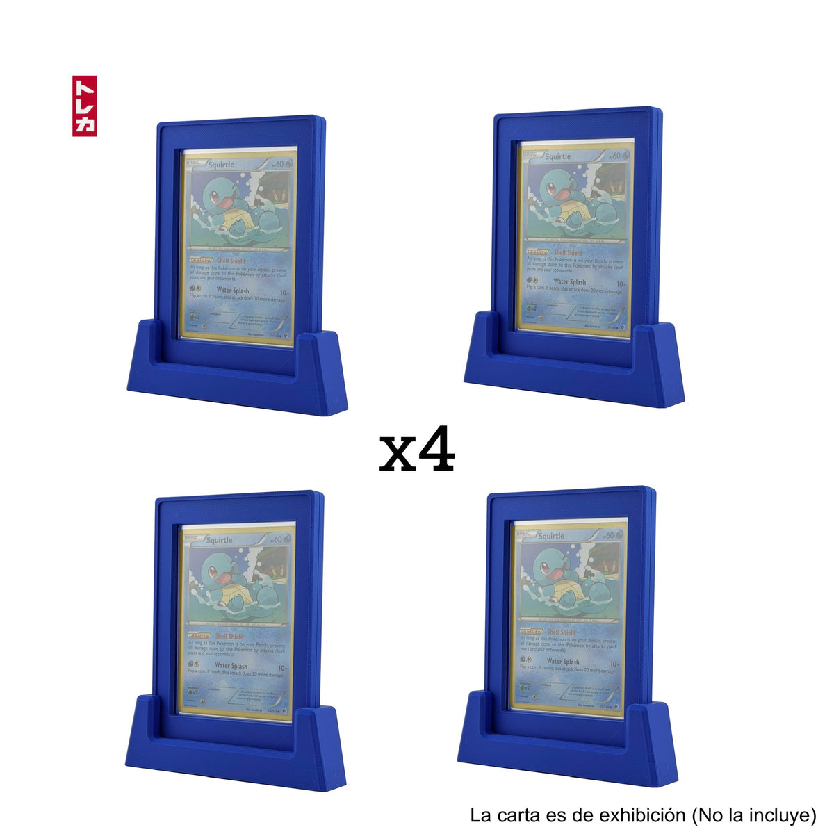 x4 Toploader Guards + x4 Stands