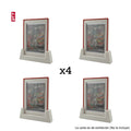 x4 Toploader Guards + x4 Stands