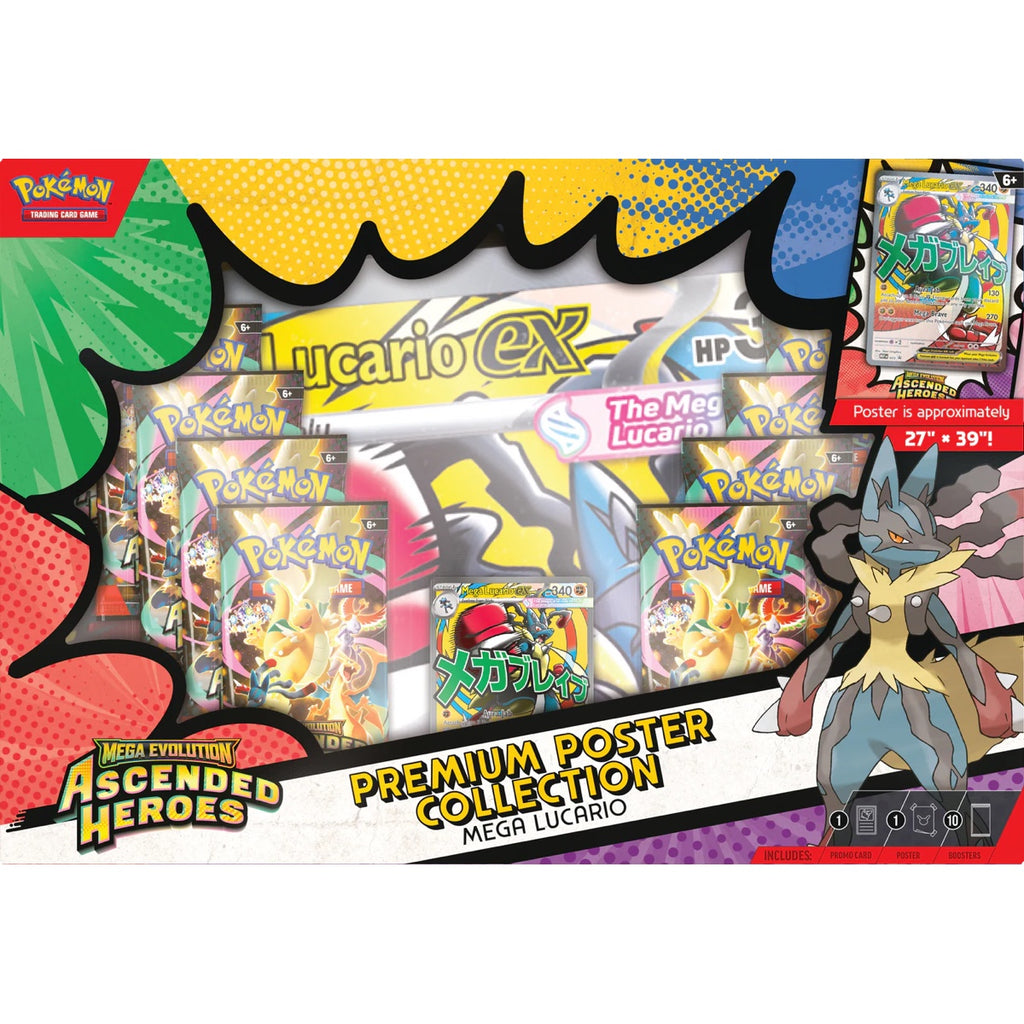 Ascended Heroes - Premium Poster Collection - Mega Lucario