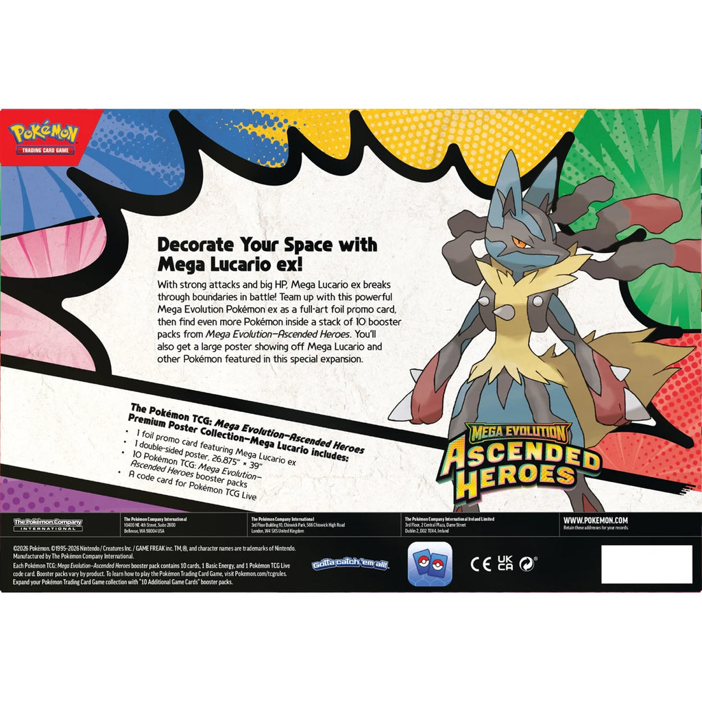 Ascended Heroes - Premium Poster Collection - Mega Lucario